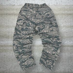 Vintage 90s Military Tactical Pants 30x32 Baggy Wide Digital Tiger Stripe Camo